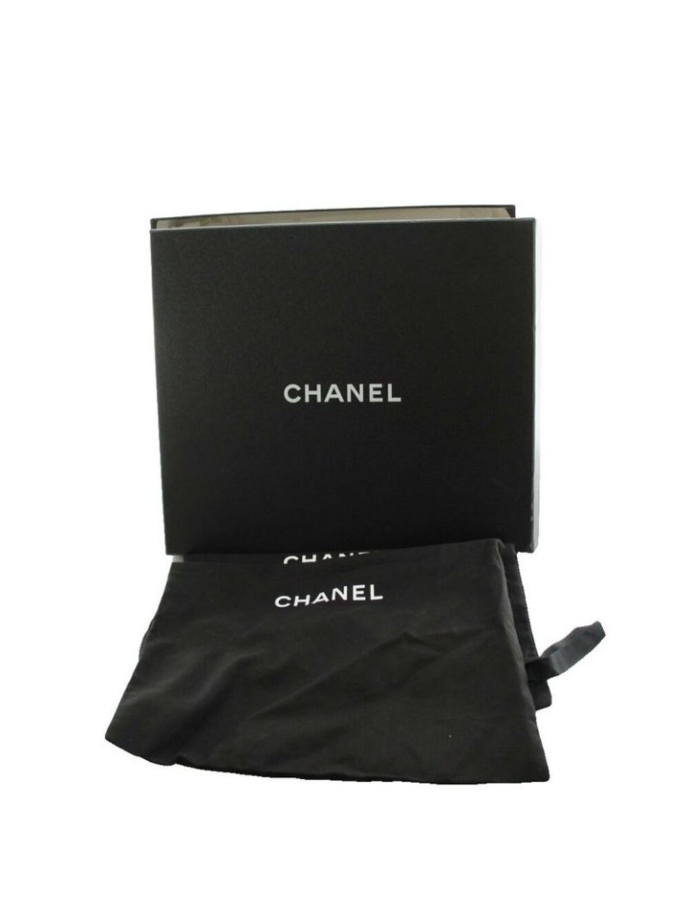 Chanel CC Logo Short Boots Lace Up Pearl 37 Black - Picture 9 of 9